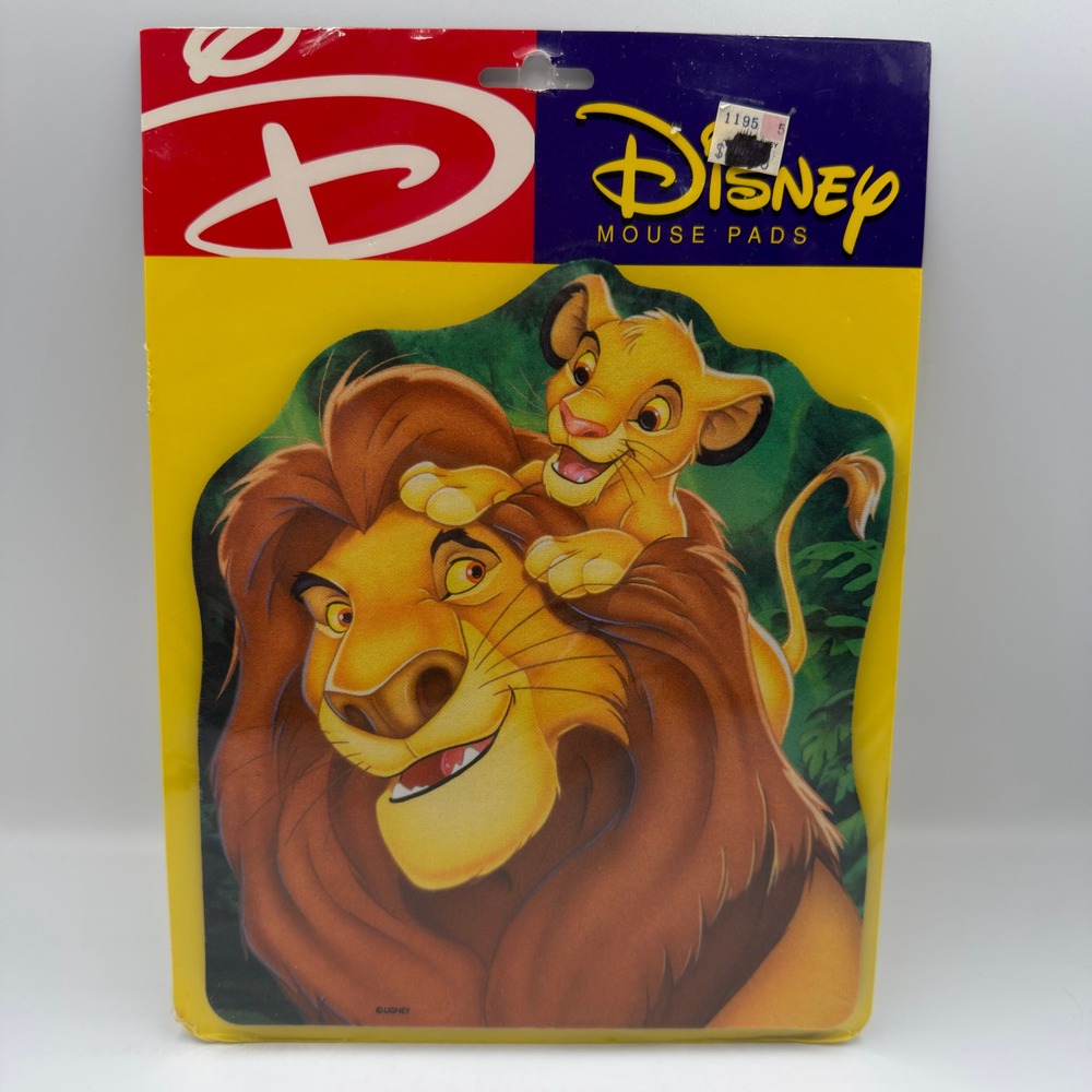 VTG Disney The Lion King Mufasa Simba Mouse Pad New Sealed Disney Interactive
